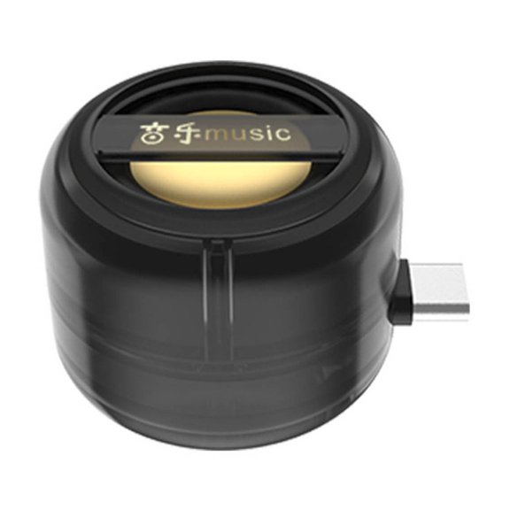 Portable 5X Speaker Amplifier for Mobile Phones Compact Sound Booster with Universal Type-C and 35mm Audio Jack