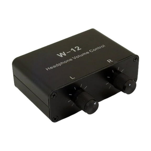 Portable 6.35mm Volumes Control Attenuator for 16-600 Headphone Instrument