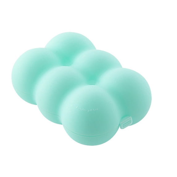 Portable 6 Compartment Pill Organizer, Large Capacity Travel Pill Box for Daily Medications, Compact Sealed Medicine Case, Blue