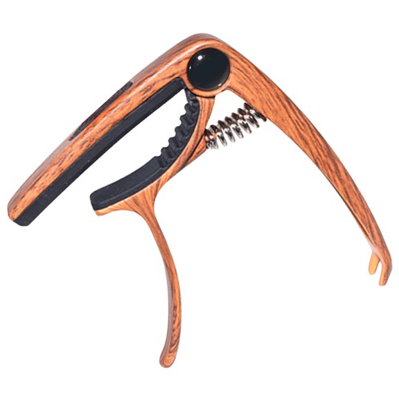 Portable 6-String Guitar Tunings Clamp Light Weight Quickly Release Capo for Guitars, Ukulele, Bass, Mandolin, Banjo