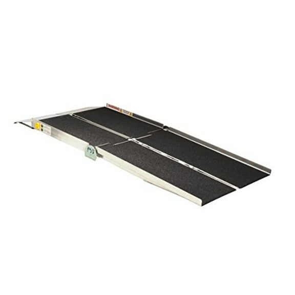 6-ft x 30-in Portable Multifold Reach Wheelchair Ramp 800 lb. Weight Capacity, Maximum 12-in Rise
