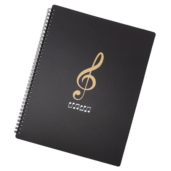 Portable 60 Pages Music Sheet File Paper Storage Folder Documents Holder