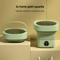 Portable 6L Mini Folding Washing Machine with Dryer Bucket for Clothes