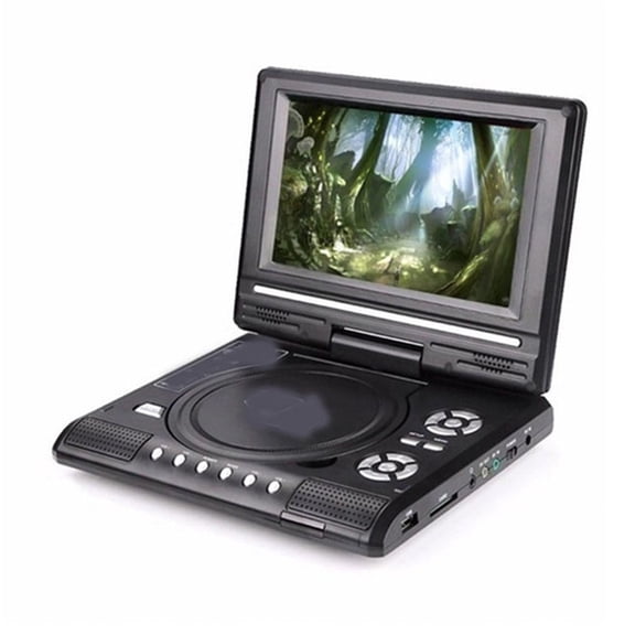 Portable 7.8 Inch TV Home Car DVD Player HD VCD CD MP3 HD EVD Player With TV/FM/USB/Game Function ,Media Combo