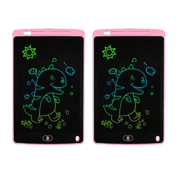 Portable 8.5-Inch LCD Writing Tablet for Kids – Drawing & Learning Pad with Stylus, 2-Pack