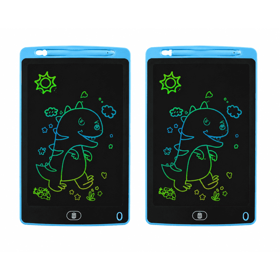 Portable 8.5-Inch LCD Writing Tablet for Kids – Drawing & Learning Pad with Stylus, 2-Pack