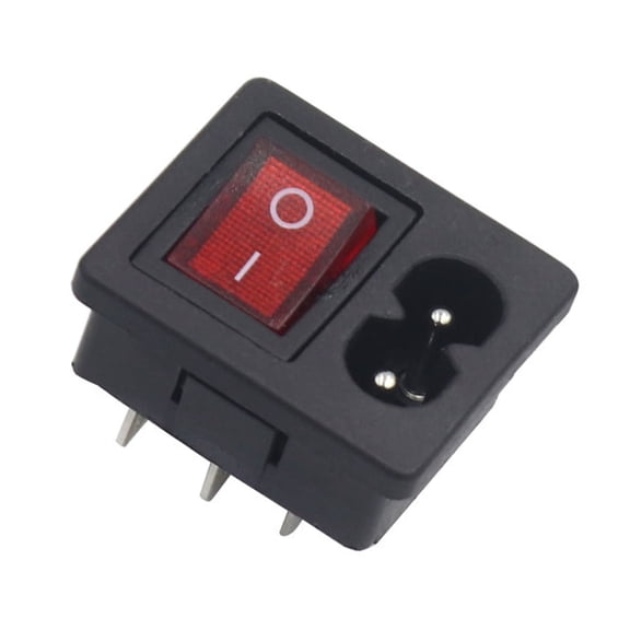 Portable 8 Format Electrical Socket with Switches Fast Replacement Command Block Texture for Various Appliances