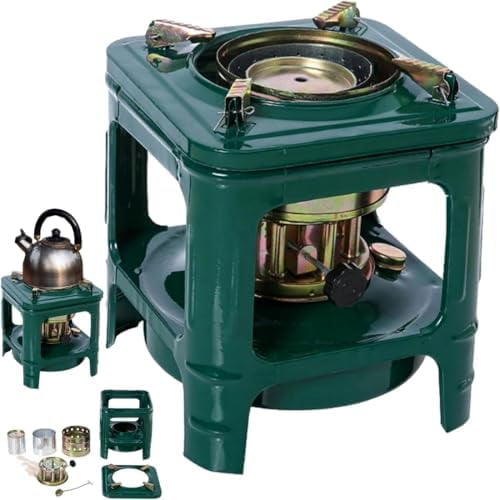 Portable 8-Wick Kerosene & Diesel Stove - Multi-Fuel Camping Burner for Backpacking, Hiking, Picnics | Compact Outdoor Cookware Furnace$$Sport & Recreation Other