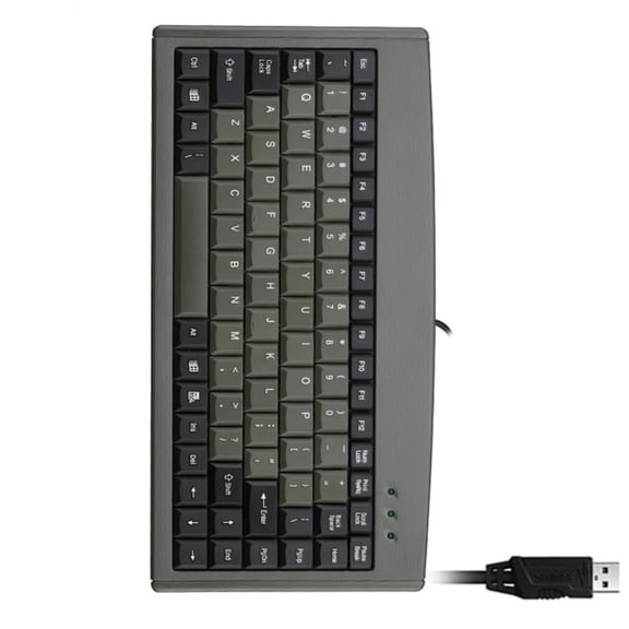 Portable 88Key USB Ergonomic Keyboards with Water Resistant and Low Noise Design for Office Use Wire Keyboards