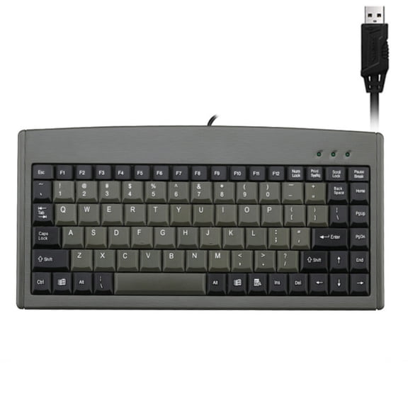 Portable 88Key USB Ergonomic Keyboards with Water and Low Noise Design for Office Use Wire Keyboards