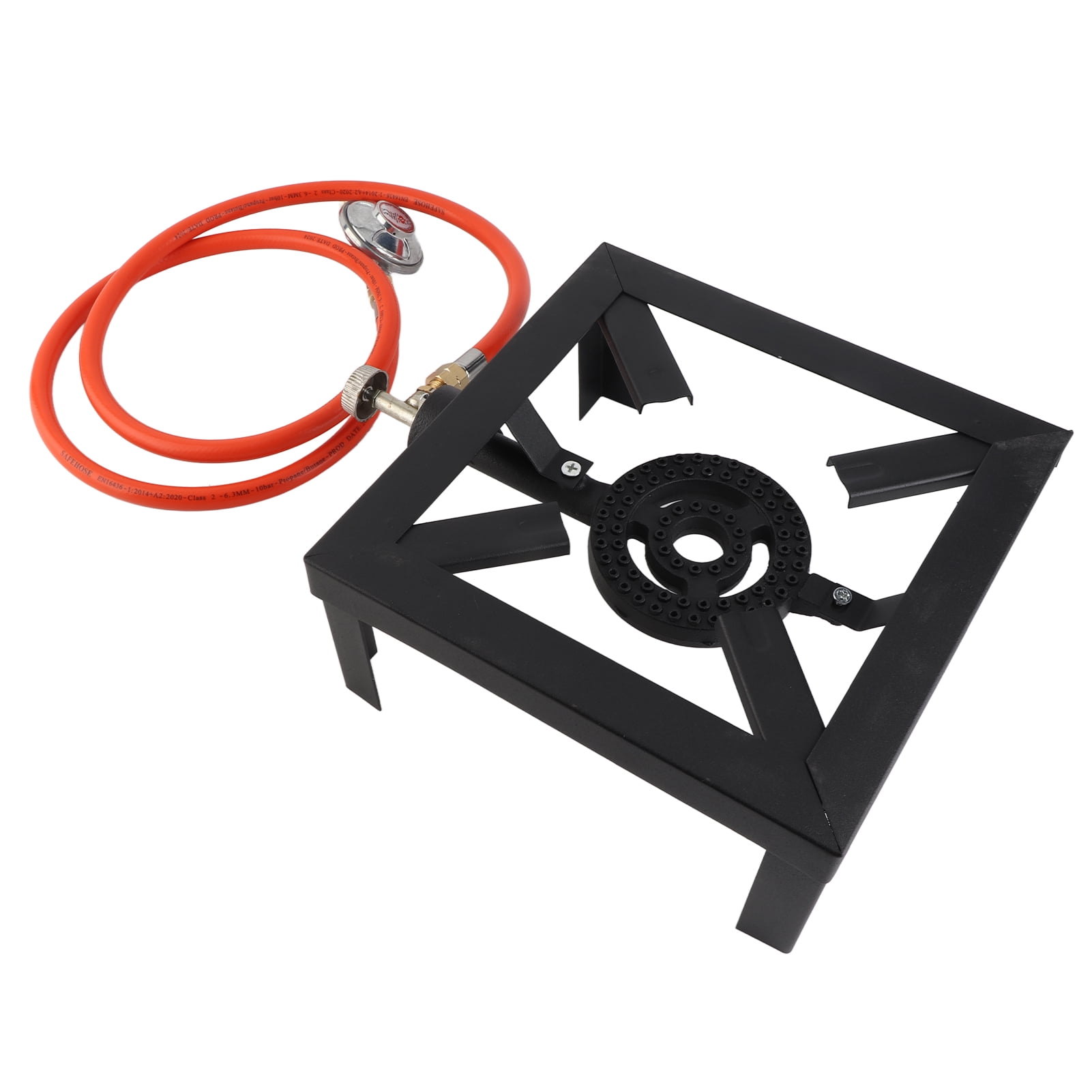 Portable 8KW Gas Boiling Ring Cast Iron Stove Large LPG Stove Outdoor Cooker Iron Frame Portable Fire Control Stove
