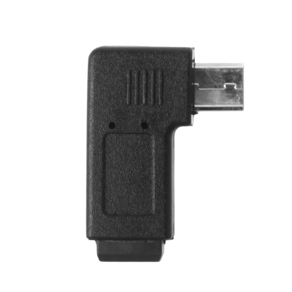 Portable 90 Left & Right Angled Mini USB 5Pin Female To Micro USB Male Data Sync Adapter