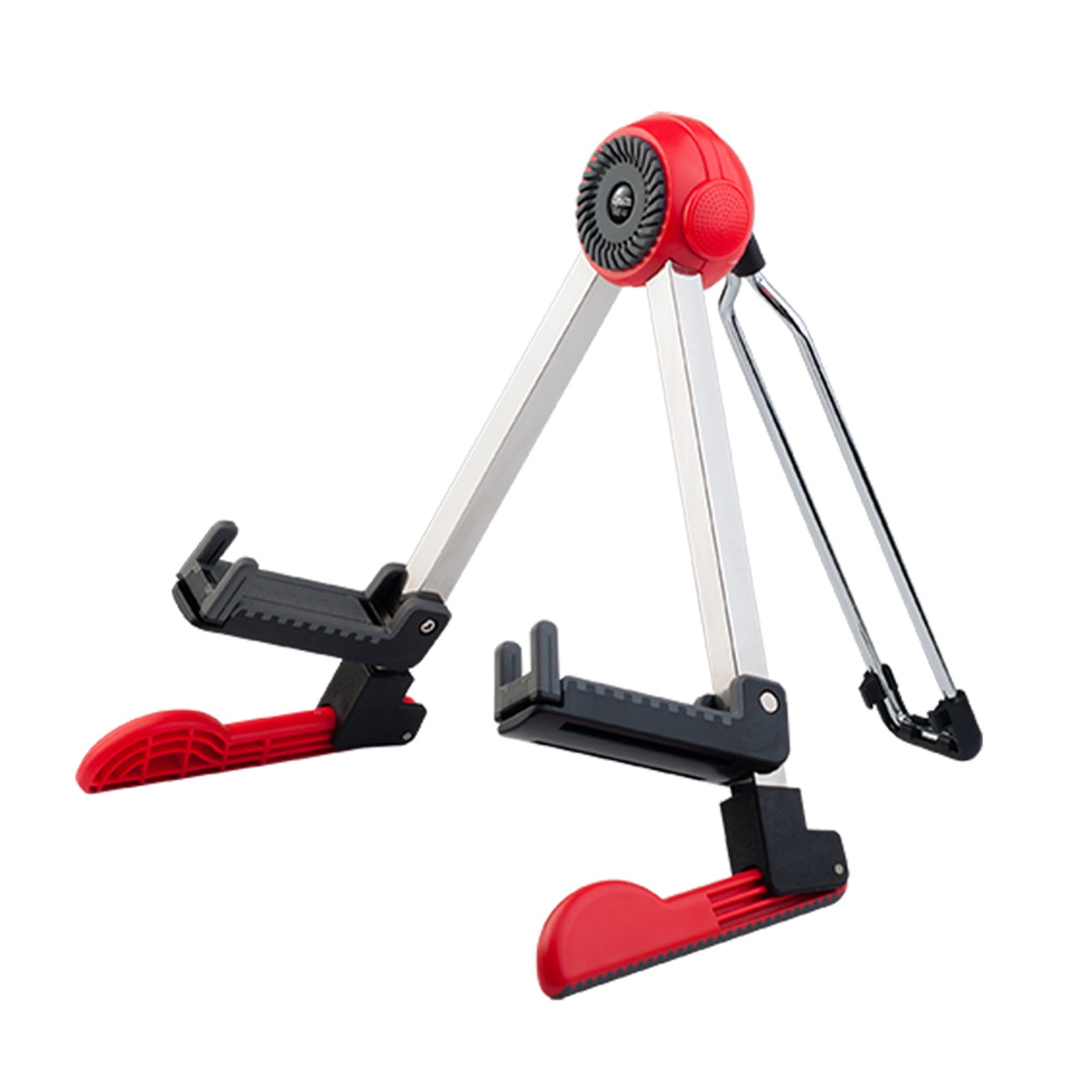 Portable A-Frame Acoustic Guitar Stand Guitar Floor Stand String Instrument Holder for Guitars, Bass, Ukulele