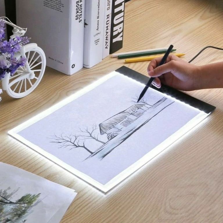 Portable A4/A5 Tracing LED Board Box,Ultra-Thin Adjustable USB Powered Artcraft LED Trace Light Pad for Tattoo Drawing, Streaming, Sketching, Animation, A5 Walmart.com