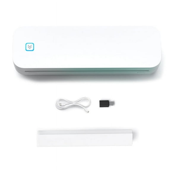 Portable A4 Thermal Printer Inkless for Office Photo PDF Document Memo Stencil Printing White