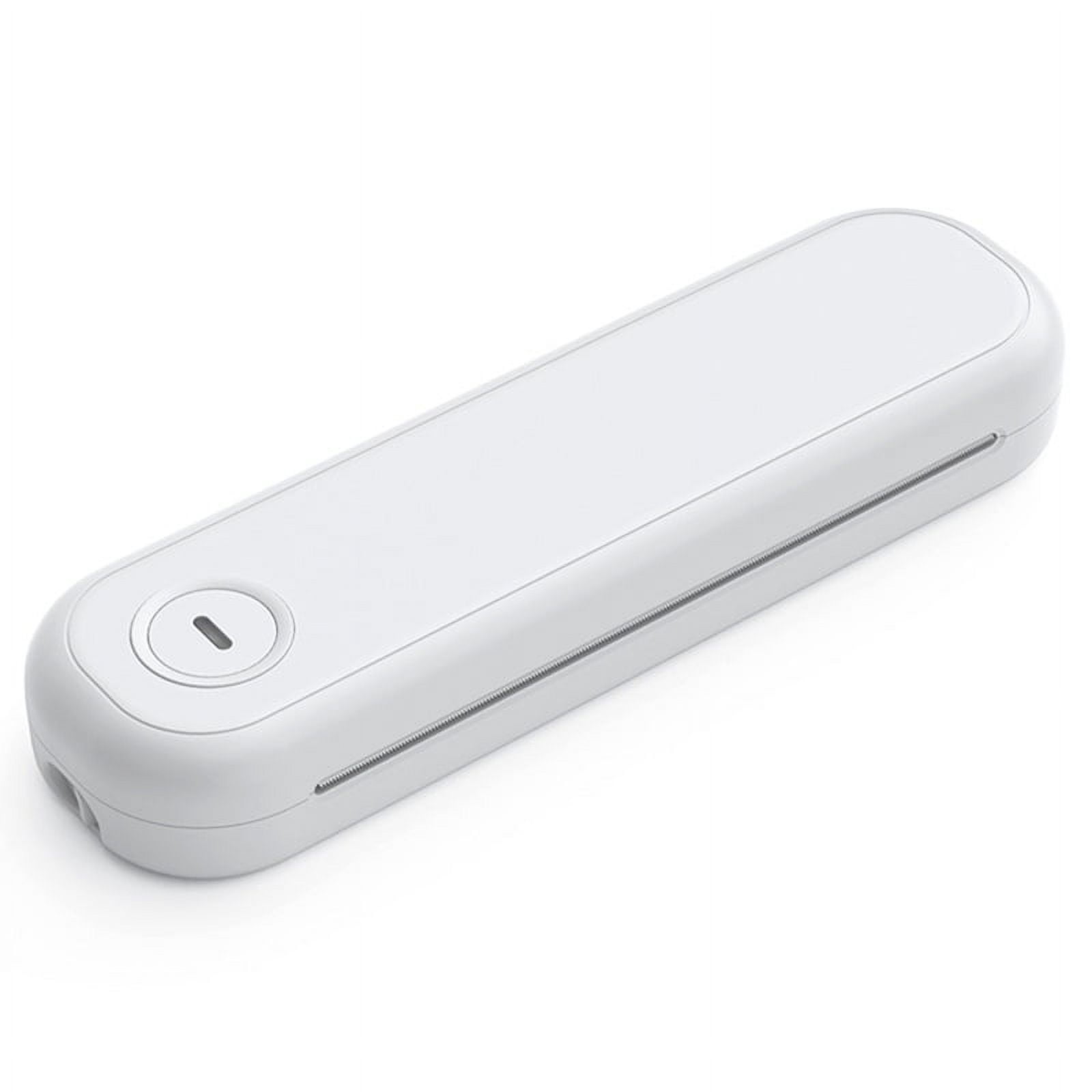Portable A4 Thermal Printer Tattoo Inkless Printer Bluetooth for Learning Assistance Scrapbook White