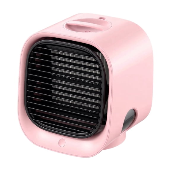 Portable AC Evaporative Air Cooler Portable Air Conditioner portable 300 mL Water Tank, < 40 dB Quiet, 3 Fan Speeds, Washable Filter, Color-Cycle Night-Light Bedroom Mini AC