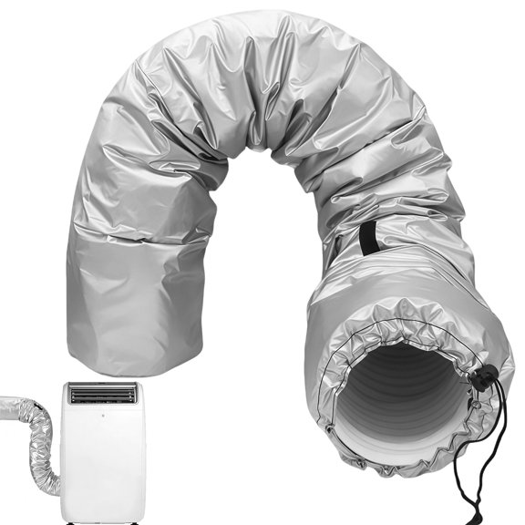 Portable AC Hose Insulation Sleeve, TSV Air Conditioner Hose Cover Wrap for 5" & 5.9" Diameter Exhaust Hose, AC Duct Vent Cover Sleeve