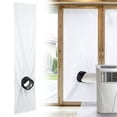 thumbnail image 1 of Portable AC Window Vent Kit with Hose Opening 78.7" Length, Windproof Seal Cloth for Sliding or Casement Windows, Blocks Hot Air, Fits Most Mobile Air Conditioners, Energy Efficient, By Cosmug, 1 of 6