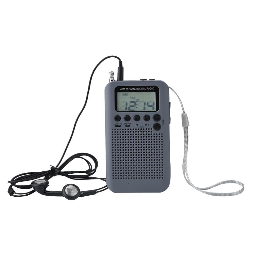 Diyeeni AM/FM Radio - Tragbarer Mini Radio Mit Einziehbarer Antenne