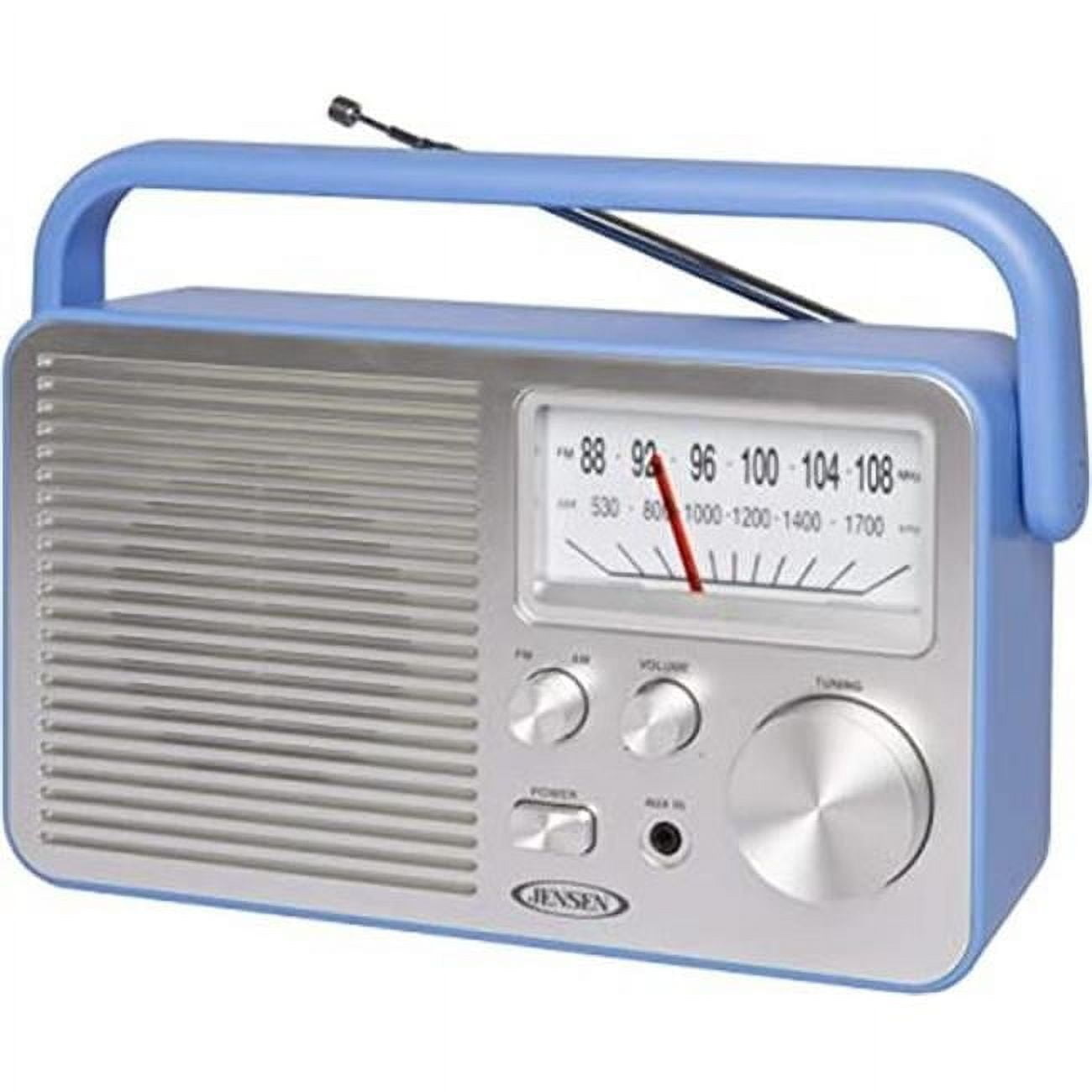 Portable AM FM Radio - Blue - Walmart.com