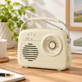 Portable AM FM Retro Radio with Large Dial,, and Dual Power Options for ...