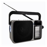 Portable AM/FM/SW Radio with Wireless Speaker,MP3 Player, USB and TF Card Ports Battery Operated Analog Radio AC Powered