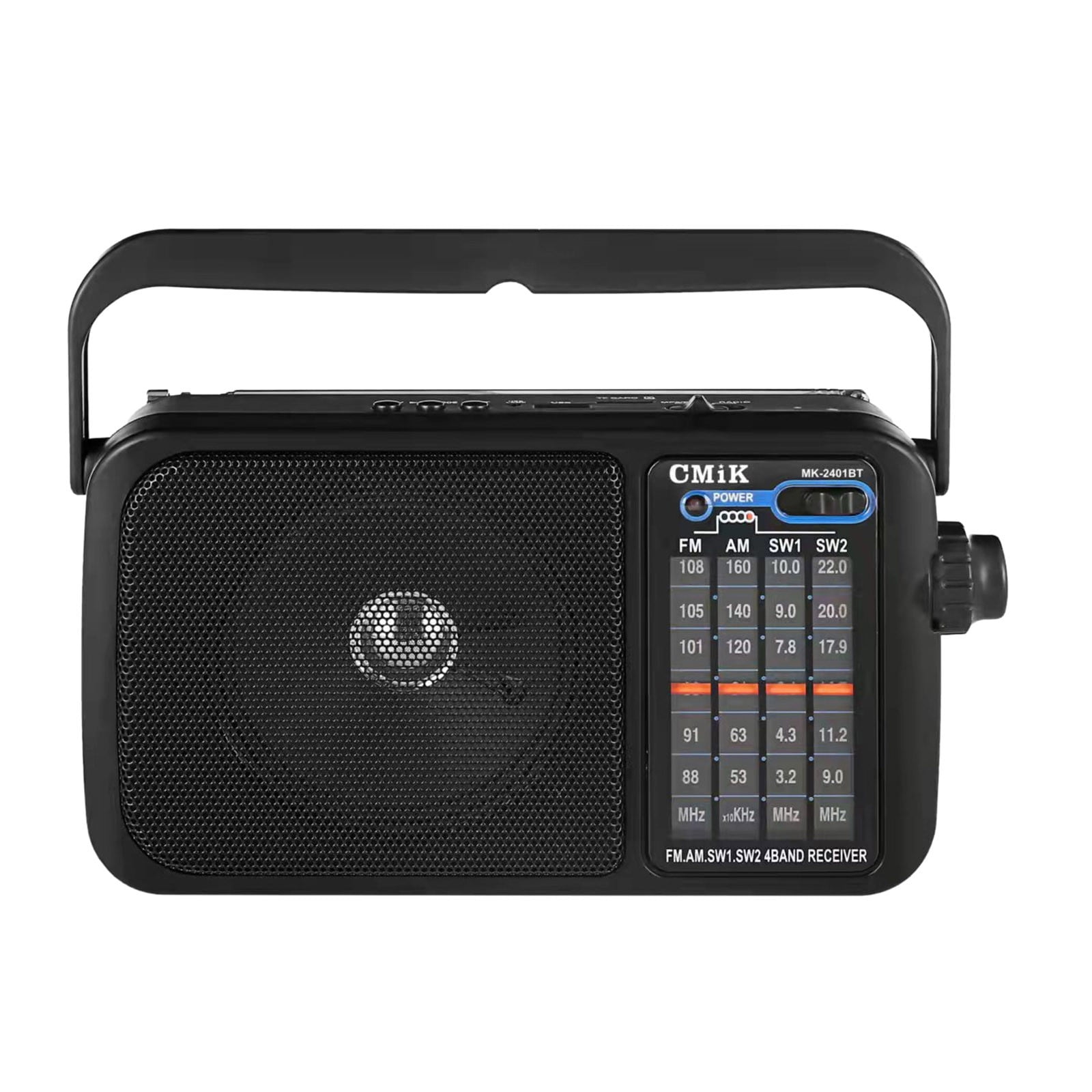 Portable AM/FM With Speakers Compact Battery Powered Ideal For Any ...