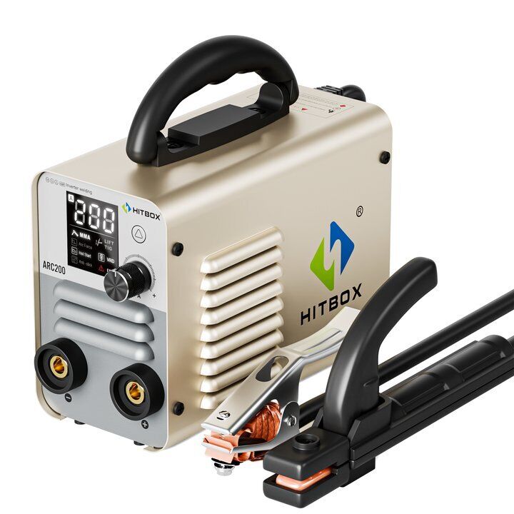 Portable ARC IGBT Welding Machine 200AMP 110/220V Welder DC Inverter LED Display