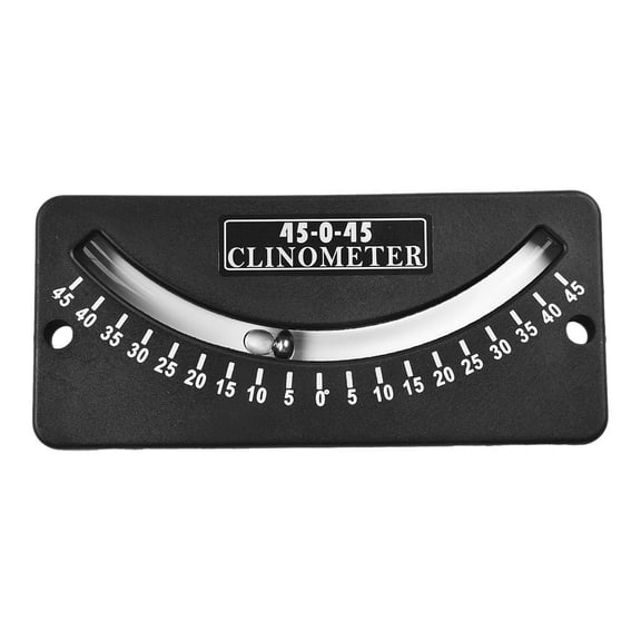Portable Abs Avalanche Danger Slope Meter & Trail Inclinometer High-Resolution Goniometers Slope Locator For Trail Modern Marine 45-0-45 Fangkenuo