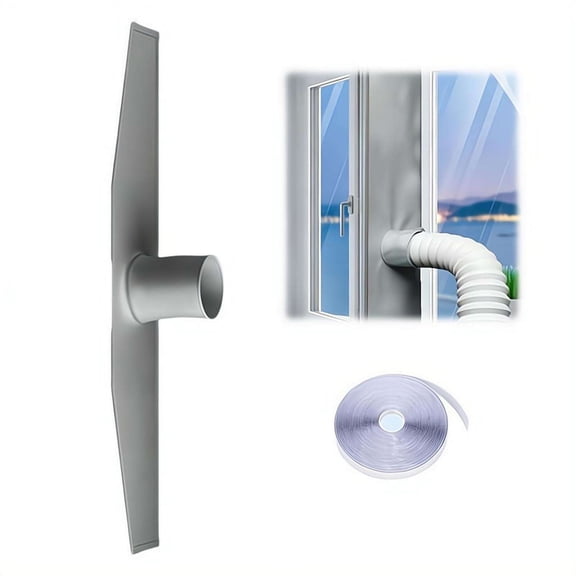 Portable Ac Window Seal Kit, Crank Out Window Ac Vent Kit, Heat-blocking Air Exchange Protective Cover, Improved Draft Prevention, Easy Installation, for Home, Installer, And Ventilation Use