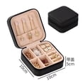thumbnail image 1 of Portable Accessory Box Earrings Earrings Necklaces Rings Storage Jewelry Boxes Travel Jewelry Storage Bag Organizer Display Box, 1 of 1