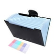 thumbnail image 1 of Portable Accordion File Organizer 12 Pockets Expanding Folder For Letter Paper Receipt Bill Document Office Home Filing, 1 of 7
