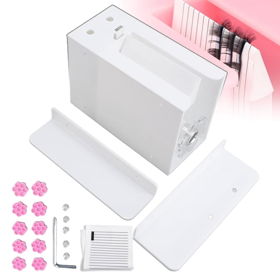 Portable Acrylic Eyelash Flowering Machine Professional Lash Fan Maker - Eyelash Root Splitter With Extension Bracket,Semi Automatic Eyelash Extension Tool For Wide Lash Opening Fans