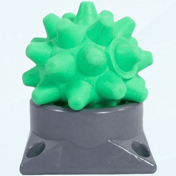 Portable Acupoint Massage Ball with Base for Muscle Relaxation Ball Rumble Yoga Fitness Ball Sport Hedgehog Ball Roller