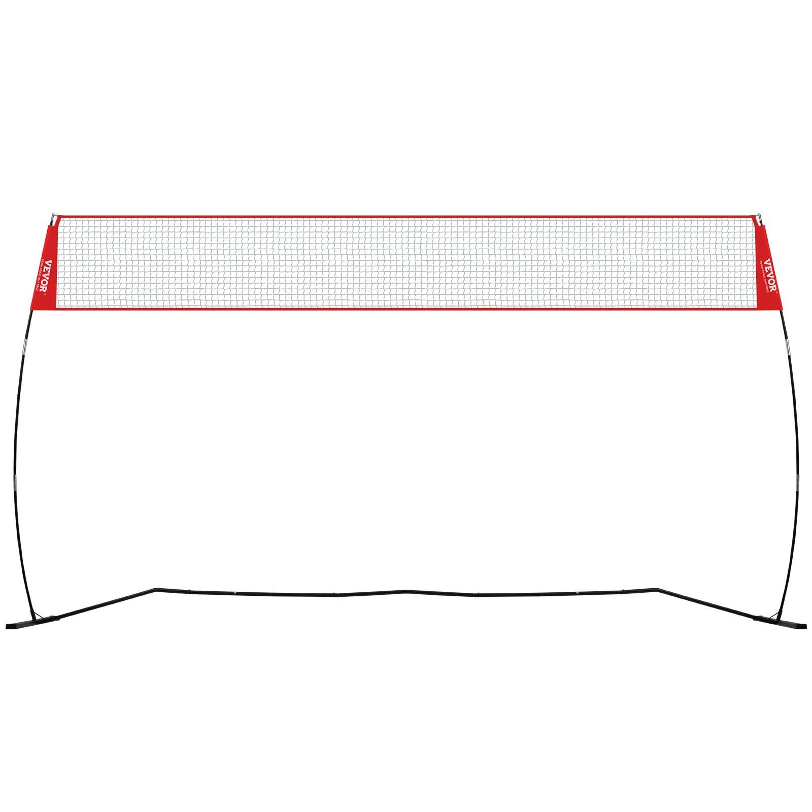 Portable Adjustable Height Volleyball Training Net for Indoor Outdoor Practice with Carrying Bag