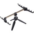thumbnail image 1 of Portable Adjustable Ice Fishing Pole Bracket Fish Rod Holder Stand Accessory, 1 of 7