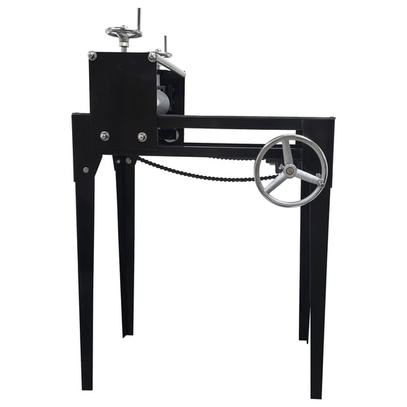 Portable Adjustable Manual Ceramic Clay Slab Roller Tabletop Machine for Clay with 27 * 17.7 in Mud Plate