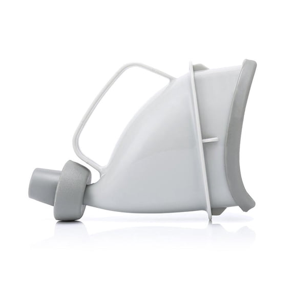 Portable Adult Unisex Funnel for Outdoor Emergency Use, PP+TPR, Grey, 15x10.5x7cm