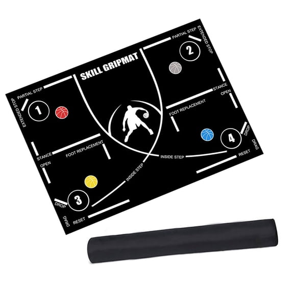 Portable Agility Footstep Training Pad NonSlip Regular Training Systems Blanket Basketball Training Mat Basketball Pads