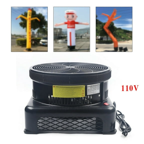 Portable Air Blower Fan for Outdoor Advertising Inflatable Dancer Wind Tube Man Air Blower Fan For Outdoor Inflatable Dancer Wind Tube Man Puppet Fly Guy Electric Air Blower Fan Black