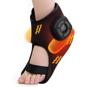 Portable Air Compression Foot Massager, 3 Heat & 3 Massage Modes, Ankle and Calf Massager with 5 Intensities, 360  Wrap Foot Support for Mom Dad Seniors