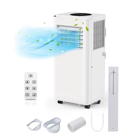 Aoile 10,000BTU ASHRAE Portable Air Conditioner 3-In-1 Quiet AC Unit Cools Rooms up to 450 Sq.Ft