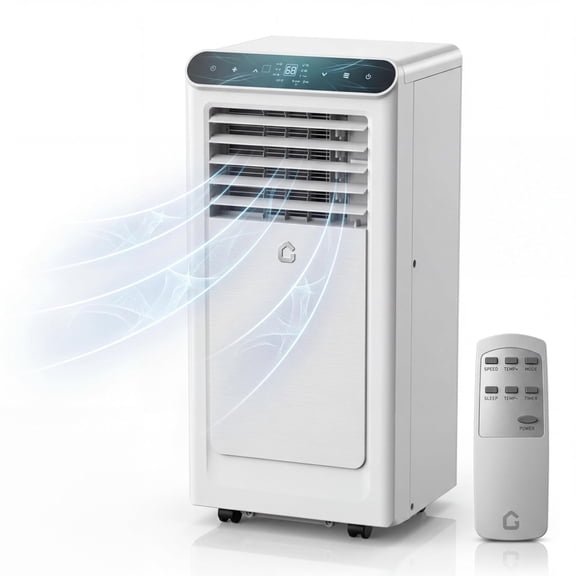 Portable Air Conditioner 10000 BTU, 3-in-1 Room AC Unit with Cooling Fan Dehumidifier Remote Control 24H Timer for Room up to 450 Sq.Ft , with Easy Window Kit