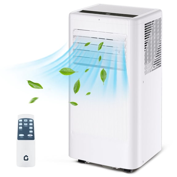 Portable Air Conditioner 10000 BTU for Rooms Up to 560 Sq. Ft., 3-in-1 Standing AC Unit with Cooling, Dehumidifier & Fan Modes, Remote Control, Window Venting Kit Included
