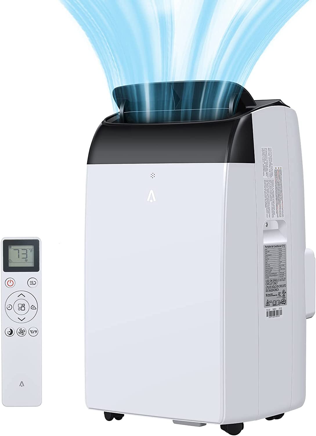 ACEKOOL Portable AC, 14,000 BTU, 3IN1, Dehumidifier, Fan, Sleep Mode