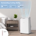 thumbnail image 1 of Portable Air Conditioner 14000 BTU, 3-in-1 AC Unit with Cooling, Dehumidifier & Fan, Quiet Energy-Efficient Portable AC with Remote Control and 24H Timer, for Rooms up to 750 Sq.Ft, 1 of 8