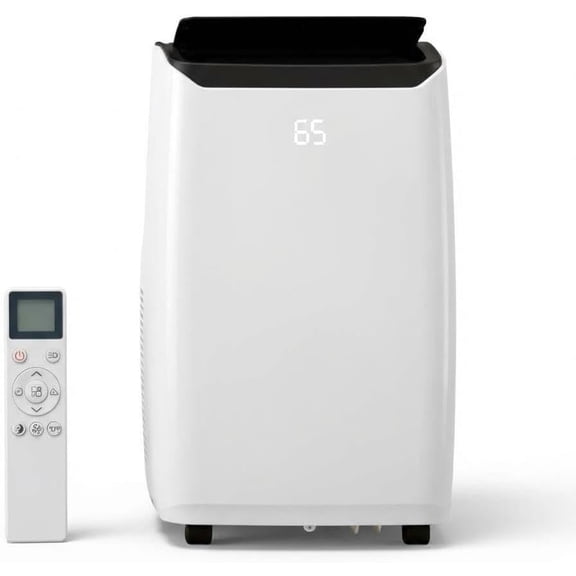 Portable Air Conditioner, 14000 BTU AC Unit Up to 750 Sq ft, Air Conditioner Portable 3-in-1 Dehumidifier Fan, Quiet Sleep Mode Remote Control 24H Timer, Window Kit Included, Balck