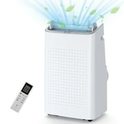 Aoile 14,000BTU ASHRAE Portable Air Conditioner, 3-In-1 Quiet AC Unit with Sleep Modes and Timer, Cools Rooms up to 750 Sq.Ft
