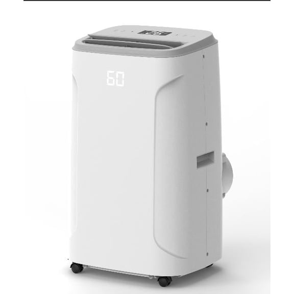 Portable Air Conditioner 14000 BTU – Portable AC Unit with Dehumidifier & Fan, Quiet Floor Standing Air Conditioner, LED Touch Panel & Remote Control, Installation Kit, Cools Rooms up to 750 Sq.Ft